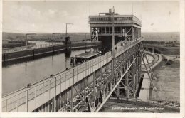 Fotokarte Schiffshebewerk Bei NIEDERFINOW Bei BITTERFELD; 1942 Nach STEINWIESEN - Bitterfeld