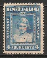Newfoundland 1938 Mi 234 C (perf. 12 ½) Royal Family Issue, Princess Elizabeth | Crowns And Coronets - 1908-1947