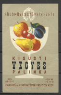 Hungary, Mixed Brandy Label, '60s. - Alcools & Spiritueux