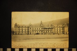 CPA, 08, NOUZON - NOUZONVILLE - Hotel De Ville, 1902, Dos Simple - Other & Unclassified