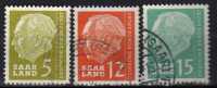 Saarland 1957 Mi 384; 387-388, Gestempelt [230815L] - Used Stamps