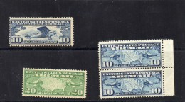 United States Old Air Mail Stamps Unused - 1b. 1918-1940 Nuovi