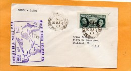 Brazil 1941 First Flight Air Mail Cover Mailed To Lagos - Luchtpost