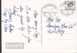 Denmark PPC  Den Gamle By AARHUS Den Gamle By Købstadsmuseet 2003 To KØGE Insect Insekte Eintagsfliege Stamp (2 Scans) - Covers & Documents