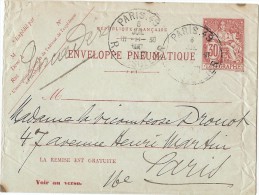 LBL31 - FRANCE CARTE LETTRE PNEUMATIQUE PÉTAIN 3f  VOYAGEE - Pneumatic Post