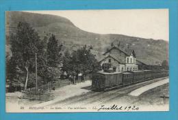 CPA Chemin De Fer - La Gare Vue Intérieur Train BUSSANG 88 - Bussang