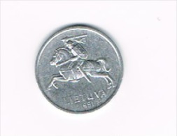 1 Centas 1991 - Litauen