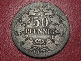 Allemagne - 50 Pfennig 1877 D 0495 - 50 Pfennig