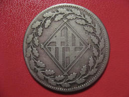 Espagne - Barcelone - Peseta 1813 0587 - Münzen Der Provinzen