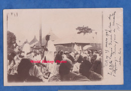 CPA Photo - CONAKRY ( Guinée ) - Dernier Jour Du Ramadan - 1903 - Les Fidèles Réunis Devant La Case De L'Almamy - TOP - Guinée Française