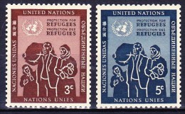 NATIONS UNIES (New York) 1953 YT N° 15 Et 16 * - Neufs