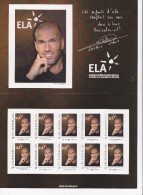 COLLECTOR FOOT BALL  10 TIMBRES POSTES AUTOCOLLANTS  ZINEDINE ZIDANE - Unused Stamps