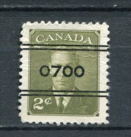 Canada  Nr.251       O  Used        (754) Vorausentwertung 0700 - Voorafgestempeld