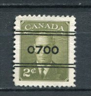 Canada  Nr.251       O  Used        (754) Vorausentwertung 0700 - Prematasellado