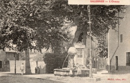 VAR 83 SALERNES  L'ORMEAU LÉGENDAIRE FONTAINE ET L'ECHOPE DU SAVETIER - Salernes