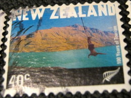 New Zealand 2001 The 100th Anniversary Of Tourism 40c - Used - Gebraucht