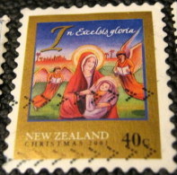 New Zealand 2001 Christmas, Carols 40c - Used - Gebraucht