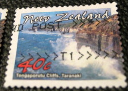 New Zealand 2002 Tongaporutu Cliffs, Taranaki 40c - Used - Gebraucht