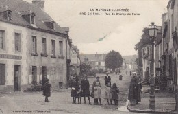 PRE EN PAIL Rue Du Champ De Foire ( LA MAYENNE ILLUSTREE ) Circulée Timbrée 1913 - Pre En Pail