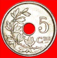 * FRENCH LEGEND: BELGIUM ★ 5 CENTIMES 1920! ALBERT I (1909-1934) LOW START★ NO RESERVE! - 5 Cent