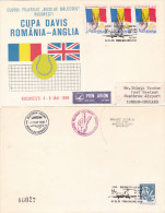 TENNIS. DAVIS CUP.1990 SPECIAL COVER,ROMANIAN REVOLUTION! ROMANIA. - Cartas & Documentos