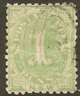 NSW 1891 1d Postage Due SG D2e U #NJ11 - Gebraucht