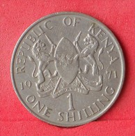 KENYA  1  SHILLINGS  1971   KM# 14  -    (Nº12472) - Kenia