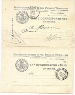 LBL31 -BELGIQUE CARTE DU MINISTÈRE DES CHEMINS DE FER JUIN 1897 - Zonder Portkosten