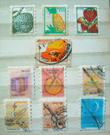 Brazil 1997 - 2002 - Fruits - Music Instruments - Moon - Usados