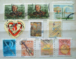 Brazil 2001 - Uniform - Congress - Heart - AIDS SIDA - Jobs - Music Instruments - Used Stamps