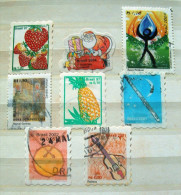 Brazil 2001 - 2005 - Water - Theater - Fruits - Santa (nice Shape) - Music Instruments - Moon - Oblitérés