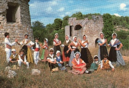 VAR 83 SALERNES  CPM DU GROUPE FOLKLORIQUE " SANTO CÉCILIO " - Salernes