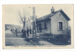 12836 -  Delle Le Poste Des Douanes Entrée Du Village De Boncourt - Delle