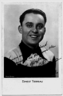 Ernest Terreau Champion Moto Portrait Autographe 1944  état Superbe TOP+++ - Sport Moto