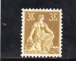 SUISSE 1907-17 * - Unused Stamps
