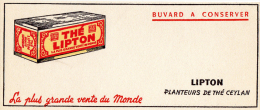 Buvard  : Thé Lipton - Café & Thé