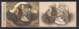 Roumanie 2013 - Noel 1v.avec Vignette - Unused Stamps