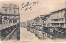 CASTRES  Les Bords De L'Agout  Vue Prise Du Pont Neuf - TB écrite - Castres