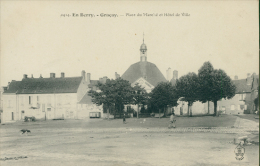 18 GRACAY / Place Du Marché Et Hôtel De Ville / - Graçay