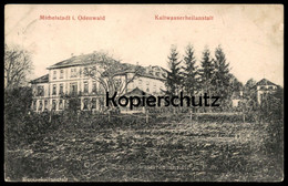 ALTE POSTKARTE MICHELSTADT IM ODENWALD KALTWASSERHEILANSTALT 1913 Sanatorium Heilanstalt Ansichtskarte AK Cpa Postcard - Michelstadt