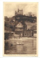 Cp, 49, Seiches, La Chpaelle De Matheflon Au Bord Du Lac - Seiches Sur Le Loir