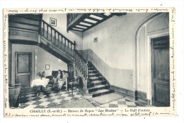 Cp, 77, Chailly, Maison De Repos "Les Roches", Le Hall D'Entrée, écrite - Other & Unclassified