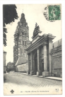 Cp, 37, Tours, Portail De L'Archevêché, Voyagée 1911 - Tours