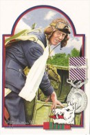 Flt.Lt. H.J. (Ginger) Lacey   -  RAF Fighter Ace WWII     -  Art Carte Par Tony Jackson  -  CPM - Airmen, Fliers