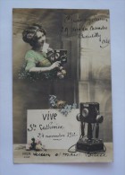 VIVE SAINTE CATHERINE  1912 - SUPERBE TELEPHONE ANCIEN  - Carte Envoyée De CHANTILLY(60) - Santa Catalina