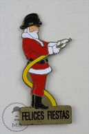Sapeurs Pompiers France - Fireman Firefighter, Spanish Christmas Santa Claus Suit - Pin Badge #PLS - Pompiers