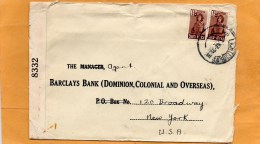 South Africa 1942 Cover Mailed To USA - Briefe U. Dokumente