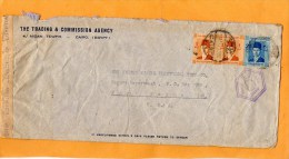 Egypt Old Cover Mailed To USA - Briefe U. Dokumente