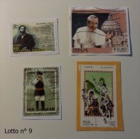 Lotto Francobolli Repubblica Italiana E Vaticano Giuseppe Verdi Giovanni Paolo I Papa Pope Oristano Launeddas Horse - Collections