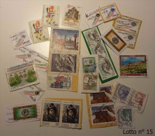 Lotto 30 Pezzi Circa Francobolli Repubblica Italiana (verona Carlo Goldoni Osservatorio Regina Margherita Viggiano Cee - Collections